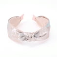 thumbnail image 5 of Unique Bargains 1 Pc Jacquard Embroidery Tie Headbands for Women Pink Blue, 5 of 6