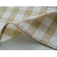 thumbnail image 2 of Aiking 6-Pack 18"x18" Polyester Picnic Check Cloth Napkins Ideal for Parties, Picnics, Dinners and Everyday Use, Stone/White, 2 of 3