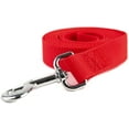thumbnail image 2 of GHSDFBB Strong Durable Nylon Dog Training Leash, Traction Rope, 4/5/6 Feet Long, 3/4 Inch 1 Inch Wide, for Small and Medium Dogs (1''x4 FT, Red), 2 of 4