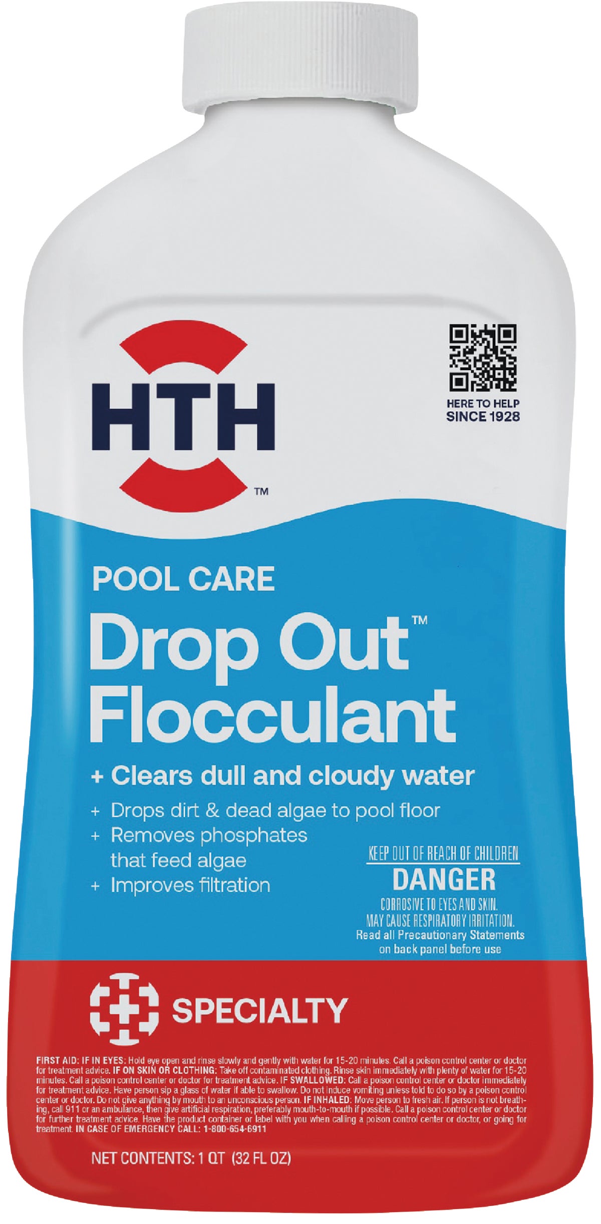 Innovative Water Care HTH HTH Drop Out Flocculant Clarifier 1 Qt