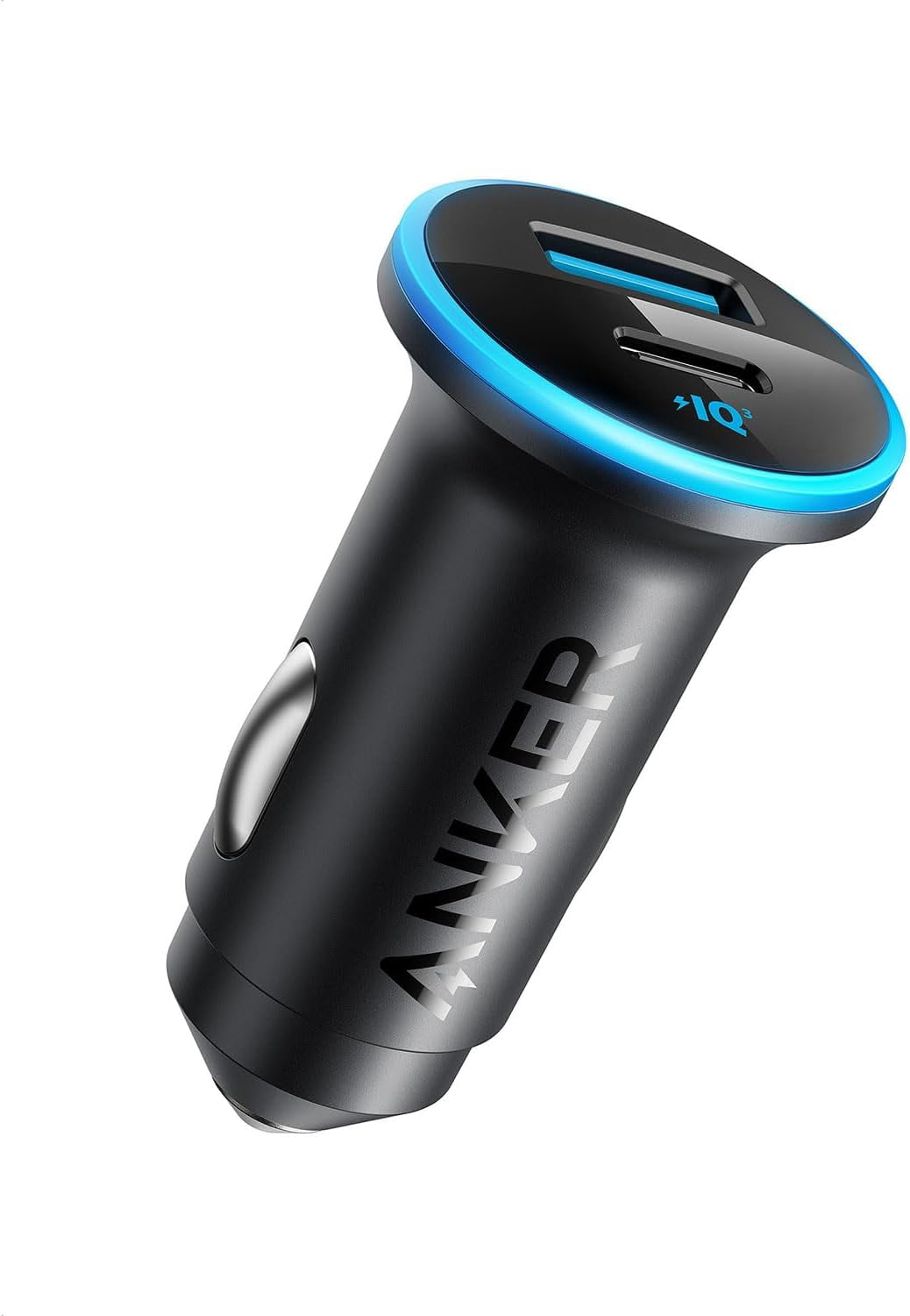 Anker 323 USBC Car Charger Adapter, 52.5W Cigarette Lighter Charger with 30W PowerIQ 3.0 Fast Charging for iPhone 17/16/15/14/13/12 Series, Galaxy S25/24, Pixel (Car Charger + USBC Cable)