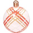 thumbnail image 1 of Balle de Noël Gonflable Décorée Décorations Extérieures, Boule de Noël Géante PVC Gonflable Décorée avec Pompe (Style D), 1 of 4