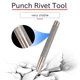 thumbnail image 4 of 20pack Copper Rivets And Burrs (14mm And 19mm) With 2pcs Punch Rivet Tool For Belts, Bags, Collars-m.1419, 4 of 5