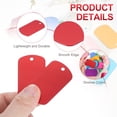 thumbnail image 3 of Uxcell Metal Stamping Blanks Tags Anodized Aluminum Blank Dog Tags Rectangle Laser Engraving Blanks ID Name Red/Blue/Light Blue/Rose Red/Purple/Silver/Pink/Black/Green/Gold, 3 of 7
