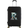 thumbnail image 1 of Luggage Covers Protective Cover Travel Luggage Scratch Proof Dust Cover Reusable Dust Cover Washable Fish Letter Print Pattern 8fish letter R L, 1 of 6