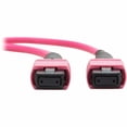 thumbnail image 3 of Eaton Tripp Lite Series 100G Multimode 50/125 OM4 Fiber Optic Cable [12F MTP/MPO-PC F/F], OFNP, Magenta, 2 m [6.6 ft.], TAA (n845b-02m-12mta), 3 of 5