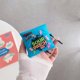 thumbnail image 1 of Funda para Airpod Pro, 3D de silicona con dibujos animados Kawaii Cool Air Pods Cover, (Blue Candy Kids) Divertida y divertida moda, diseño de comida único y moderno para niñas, mujeres, niños, hombres, adolescentes, fundas blandas para Airpods Pro Rojo Verde, 1 of 5