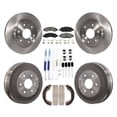 thumbnail image 1 of Transit Auto Front Rear Disc Brake Rotors Semi-Metallic Pads and Drum Kit (7Pc) for Car 2010-2013 GMC Sierra 1500 Chevrolet Silverado K8S-102014, 1 of 11