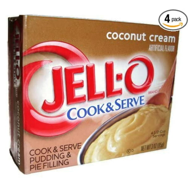 Coconut Cream Cook & Pudding & Pie Filling (4-Pack) - Walmart.com