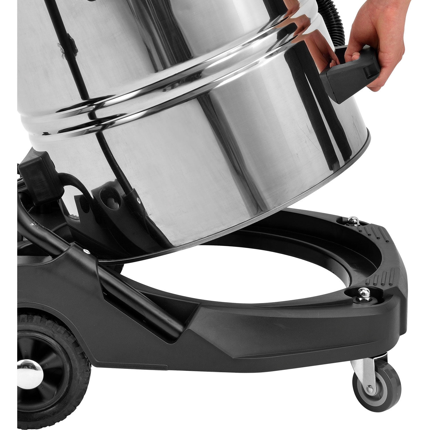 Global Industrial Wet Dry Vacuum, 16 Gallon, Stainless Steel