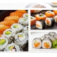 thumbnail image 3 of Esterilla de Silicona para Enrollar Sushi, Imitación Bambú, Fácil de Limpiar, Antimoho, Herramienta Portátil para Enrollar Sushi A Mano, Ideal para la Cocina Japonesa., 3 of 5