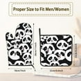 thumbnail image 2 of Panda Oven Mitts Pot Holders Set of 2, Kitchen Heat Resistant Hot Pads for Women Men Cooking BBQ Baking, 2 of 6
