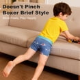 thumbnail image 2 of BIG ELEPHANT 6-Pack Boys' Boxer Briefs – 100% Cotton, Soft & Breathable Toddler Underwear, Sizes 3-9Y, 2 of 14