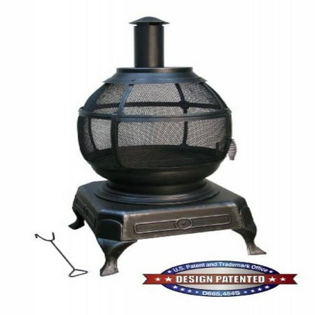 Deckmate Potbelly Outdoor Fireplace Model 30321 Com