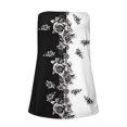 thumbnail image 2 of Gibobby Top de tubo de color con estampado de flores para mujer Camiseta holgada informal suelta y cómoda Camiseta sin mangas(Blanco,M), 2 of 4