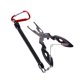 thumbnail image 5 of Alicates de pesca ligeros, removedor de anzuelos, aparejos multifuncionales con cordón, alicates de anillo dividido, herramienta, accesorios de equipo kusrkot Alicates de pesca, 5 of 6