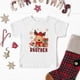 thumbnail image 3 of Camiseta con estampado de ciervo para niños, hermano mayor y hermana pequeña, fiesta de Navidad, atuendo para niños y niñas, camiseta de vacaciones para hermanos, camiseta de manga corta para niños, 3 of 5