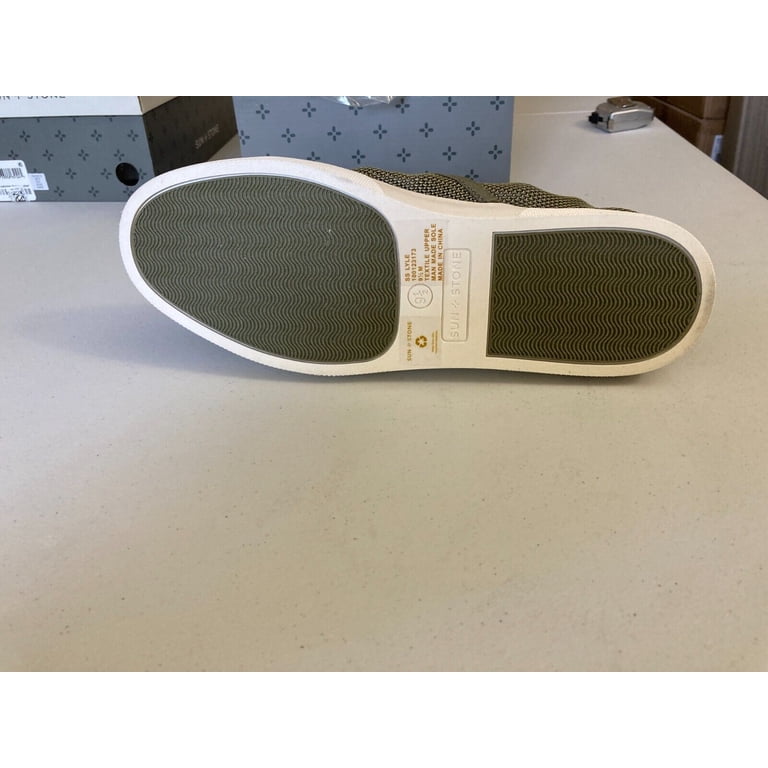 Sun + Stone Mens Casual Shoes Lyle Textile Slip On Green Loafers 9M Olive Sun + Stone Men main image 3