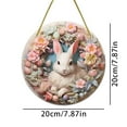 thumbnail image 4 of Valentines Day Ornaments for Front Door, Hanging Bunny Ornaments Window Decorations, Easter Decorations Ornaments 2026, Office Decor Home Decor Living Room(1PC), 4 of 8
