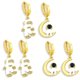 thumbnail image 2 of Pendientes colgantes de cobre con forma de luna y astronauta para mujer, viajes al spa, SHED155-3, 2 of 5