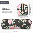 thumbnail image 3 of Fotbe Rose Flowers Estuche para Lápices de Cuero con Estampado, Estuche con Cremallera Resistente, Organizador Compacto y Elegante para Papelería, 3 of 7