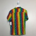 thumbnail image 3 of BP Women's Be Proud Camp Stripe Short Sleeve Button-Down Shirts Multi S, $49 NWT, 3 of 3