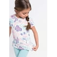 thumbnail image 4 of Short Sleeve T-Shirt in (Watercolor Floral) Pattern - Ecru, 4 of 9
