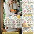 thumbnail image 5 of Easter and Pink Bows Cream Pattern Round Tablecloth 60", Wrinkle-Resistant Wipeable Cover for Kitchen, Dining, Picnic & Patio, 5 of 6
