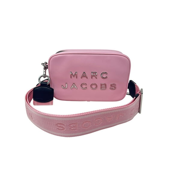 Marc Jacobs The Flash Bubblegum Pink Smooth Leather Camera Crossbody Bag
