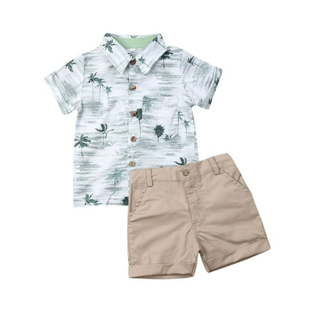 

Toddler Baby Boys Kids Summer Clothes T-shirt Tops + Shorts Pants Outfits Set US