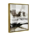 thumbnail image 3 of Stupell Industries Abstract Black Streaks Layered Lines Graphic Art Metallic Gold Floating Framed Canvas Print Wall Art, Design by Nina Blue, 3 of 6