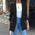 thumbnail image 1 of Ladies Formal Blazer Jacket Suit Coat Casual Outwear, 1 of 2