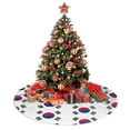 thumbnail image 2 of Korean Flag Tree Skirt Christmas Printed Xmas Holiday Decorations Indoor Outdoor 48", 2 of 6