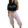 thumbnail image 1 of Womens Warm Plush Drawstring Pajama Pants Jogger Plush Fuzzy Sweatpants S-XXL, 1 of 6