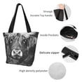 thumbnail image 4 of Disketp Geometric Bull Design for Women’s Casual Shoulder Tote Bag Cross-body Handbags for Shopping, Travel and Daily Use, 4 of 6