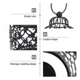 thumbnail image 3 of Candelabro creativo con forma de jaula de pájaros hueca, candelabro único y elegante., 3 of 6