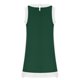 thumbnail image 2 of Vestido de Verano de Manga Corta de las Mujeres Cuello Redondo Cuello en V Sólido Casual Mini Patinador Vestido de Dos Piezas, Falda de Verano Corta, 2 of 6