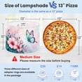 thumbnail image 2 of Linen Drum Lampshades Soft Pink Floral Bouquet Butterfly Pastel Colors 13"x13"x10" Light Shade for Table Lamps Floor Lamp Shades Lampshade Replacement Assembly Required, 2 of 8
