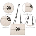 thumbnail image 3 of Bolso Bandolera Acolchado Pequeño Para Mujer Con Correa De Cadena Moda Mujer Adolescente, 3 of 5