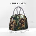 thumbnail image 2 of Easygdp Jungle Hat Bear Bolsa de Almuerzo Insulada Grande, Forro de Aluminio, Diseño Espacioso, a Prueba de Fugas, Ideal para Trabajo, Picnics, Viajes y Actividades al Aire Libre, 2 of 6