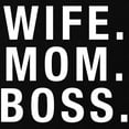 thumbnail image 2 of CafePress - Wife Mom Boss Maternity Dark T Shirt - Maternity Dark T-Shirt, 2 of 3