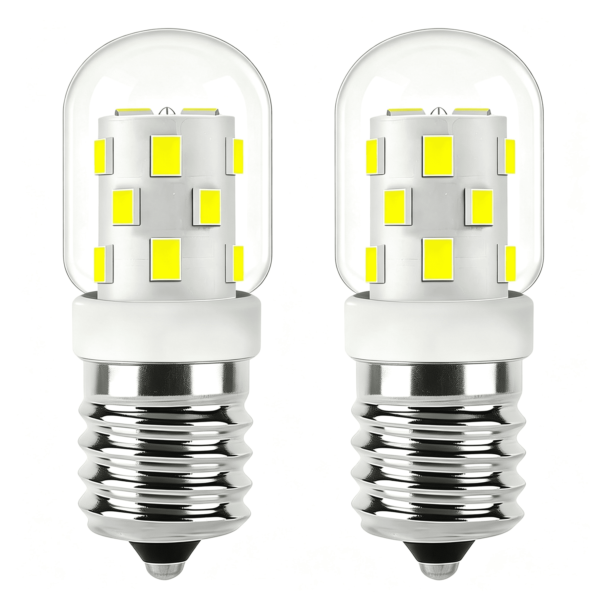 HIBIBUD E17 Led Microwave Bulb Replaces 8206232A 3W 400Lm 6000K Daylight White 25W-40W Equivalent 120V T7 Dimmable under Range Hood Bulbs Compatible Microwave