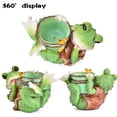 thumbnail image 4 of Sungmor Maceta de Resina para Suculentas de 6.2", Estatua de Jardín Frog, Macetero Pequeño Decorativo, 1 Pieza, 4 of 8