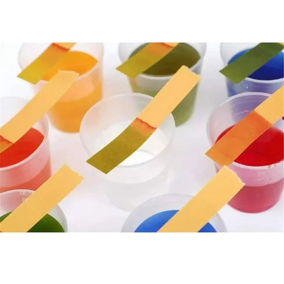 PH.1-14 Test Paper, Extensive Test Paper, Litmus Test Paper, 80 Strips pH Test for Saliva Urine Water Soil Testing Pet Food and Diet pH Monitoring, 3 Set, 2.95 Inches