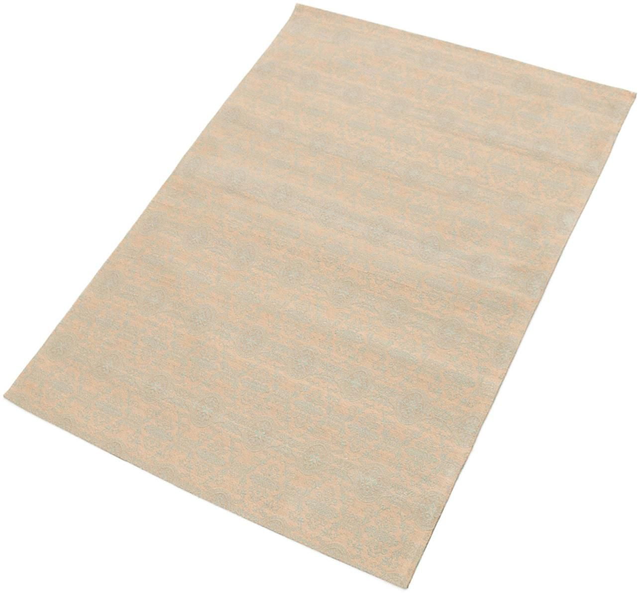 ECARPETGALLERY 4'9" x 6'9" Transitional Collage Handmade Area Rug for Living Room