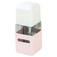 thumbnail image 2 of 4 in 1 Travel Dispenser, 4 Pack Travel Bottles for Toiletries, Leak Proof Travel Size Containers, Portable Containers for Shampoo Lotion Conditioner Cream (60 ML, Square, Pink), 2 of 9
