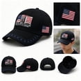 thumbnail image 6 of Vintage Washed Baseball Cap for Men and Women, Adjustable Low Profile Dad Hat, Cotton Curved Brim Casual Outdoor Hat,911 Never Forget, 6 of 7