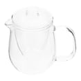 thumbnail image 3 of Glass Teapot Stovetop 18 Oz/550ml, Double Wall Clear Tea Kettle With Handle, Teapot Blooming And Loose Leaf Tea Maker Tea Brewer For Camping, 3 of 4