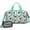 Boston Terriers and, variant on Women Men Gym Bag,BoxerDog and Pioneer Flower Small Duffle Bag Spend the Night Bags for Women with Shoes Compartment Washbag,Detachable Shoulder Strap,19.7x8.3x11 Inches