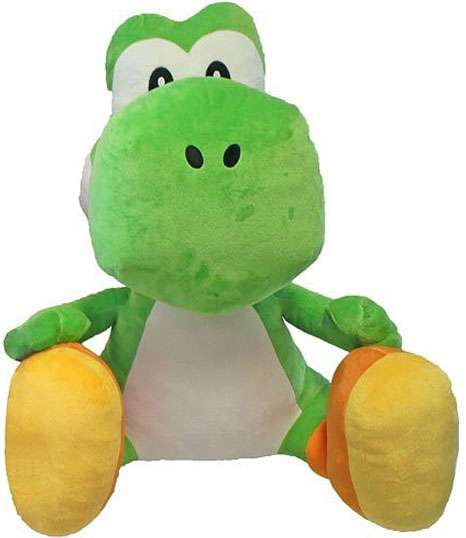 rainbow yoshi plush